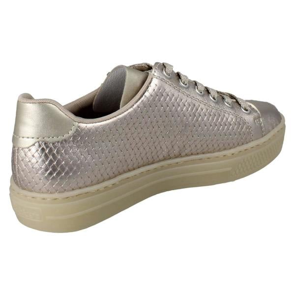 Rieker Ladies Rieker Detailed Casual Trainers With Side Zip L5955