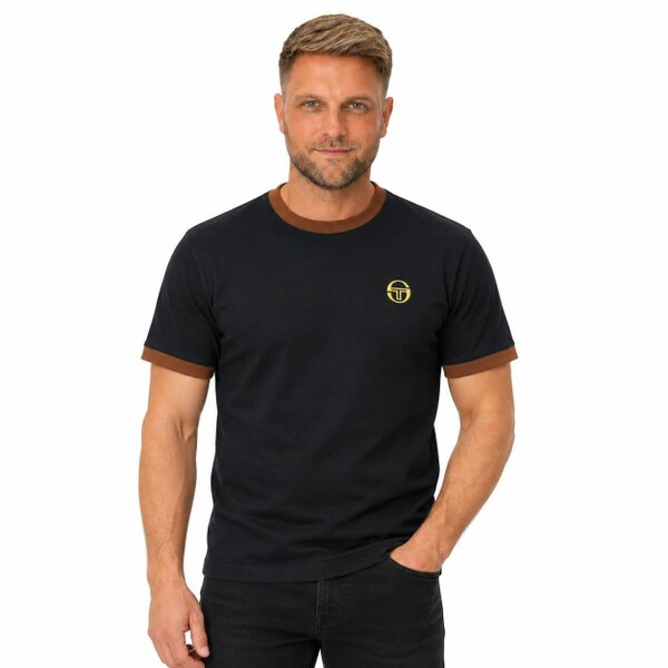 Sergio Tacchini Nera T-Shirt Black/Potting Soil