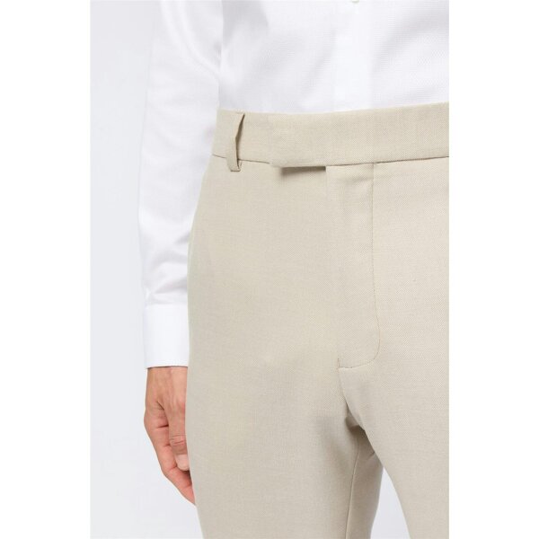 Antique Rogue Slim Fit Blake Ecru Trousers