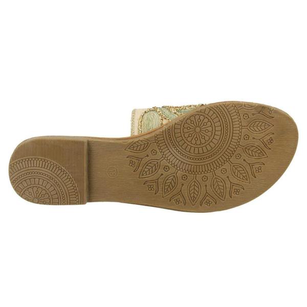 Savannah Ladies Savannah Flat Stitched Vamp Mules