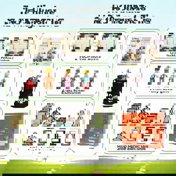 Dekko 100PC Magnetic Building Tiles Kid Creative 3D Educational Construction Toy