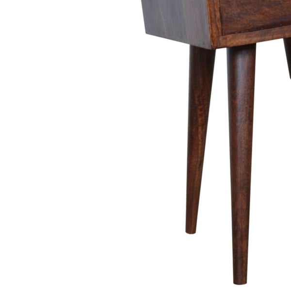 Artisan Furniture Solid Wood Mini Cherry Bedside Table