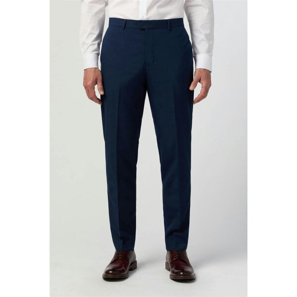 Limehaus Slim Fit Blue Trousers