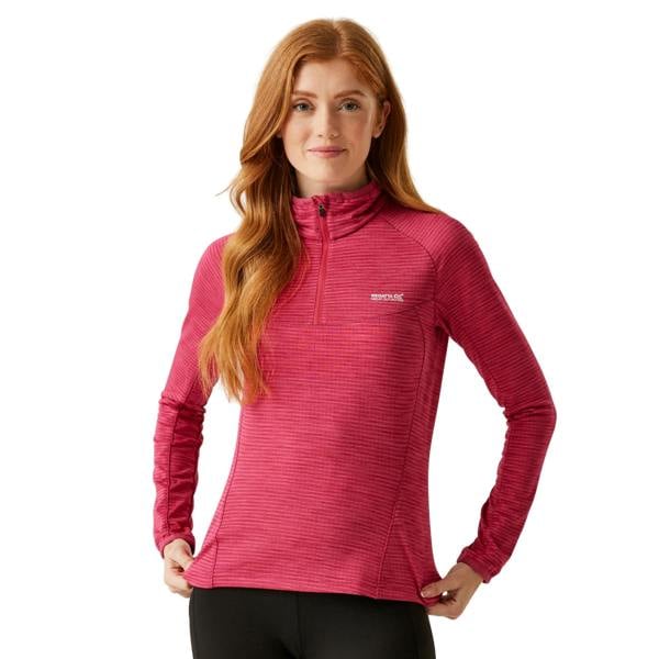 Regatta Womens/Ladies Yonder II Half Zip Fleece Top - Deep Pink - 