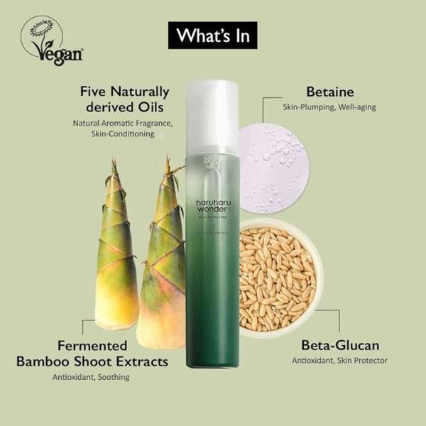 HARUHARU WONDER Black Bamboo Mist (80ml)