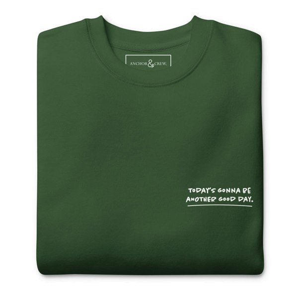 ANCHOR & CREW Koi Fish Another Good Day Cotton Blend Sweatshirt