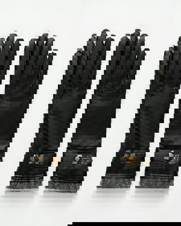 Gabicci AGABG02 Knitted Cuff Glove BLACK