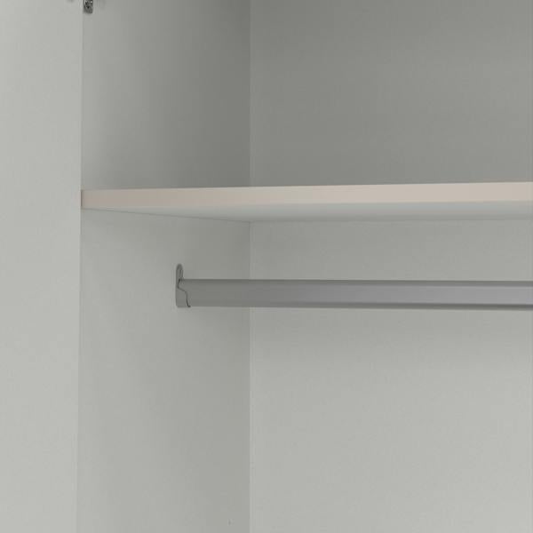 Furniture To Go Sprint Wardrobe with 4 Doors + 3 Drawers in Cashmere