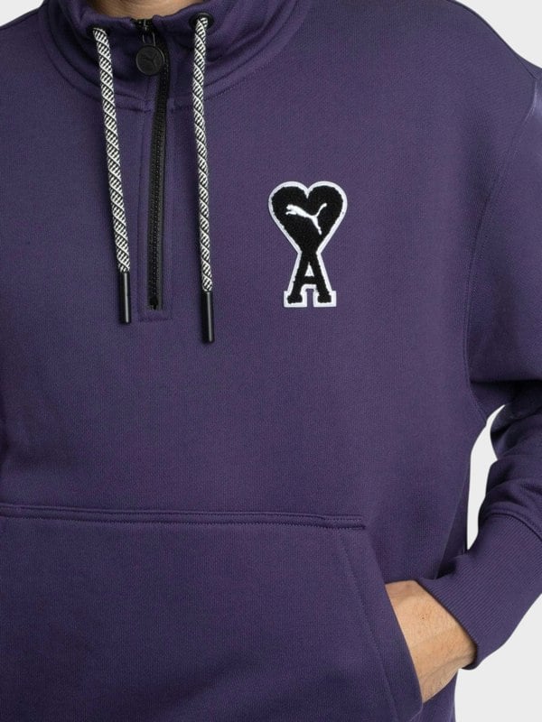 Puma x Ami Half Zip Sweatshirt - Supplied FashionPUMA