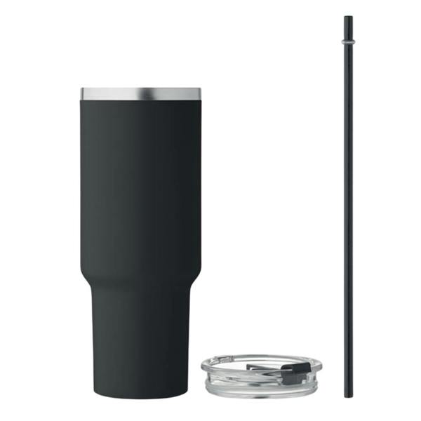 MidOcean Suma Double-Walled 1200ml Tumbler - Black - 