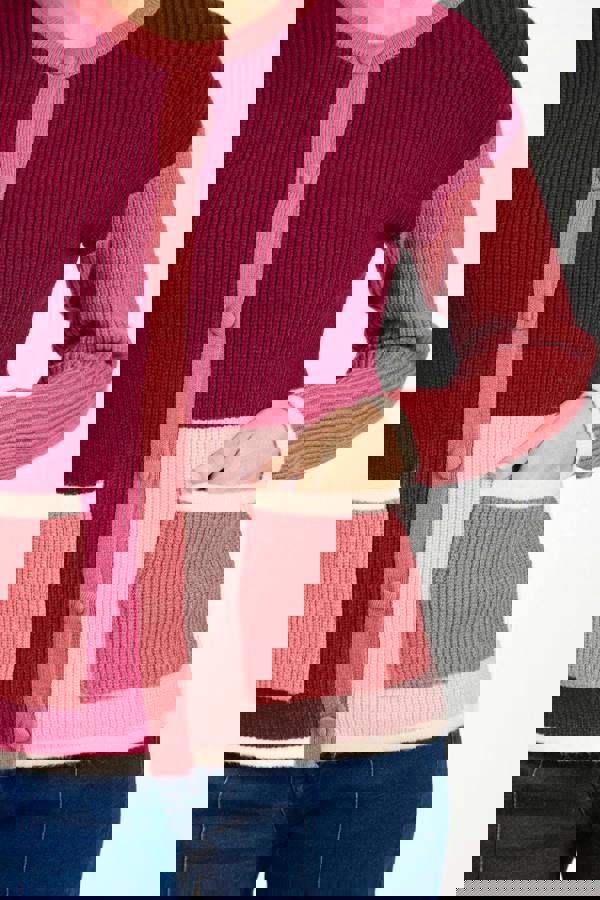 Colour Block Cardigan