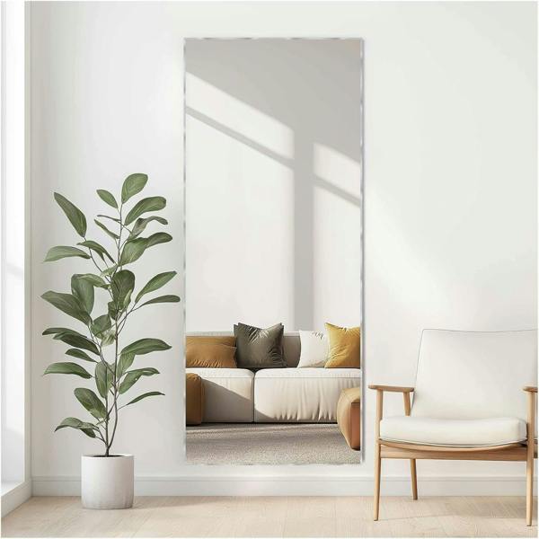 Nielsen Alpha Aluminium Wall Mirror - Rectangular - Silver