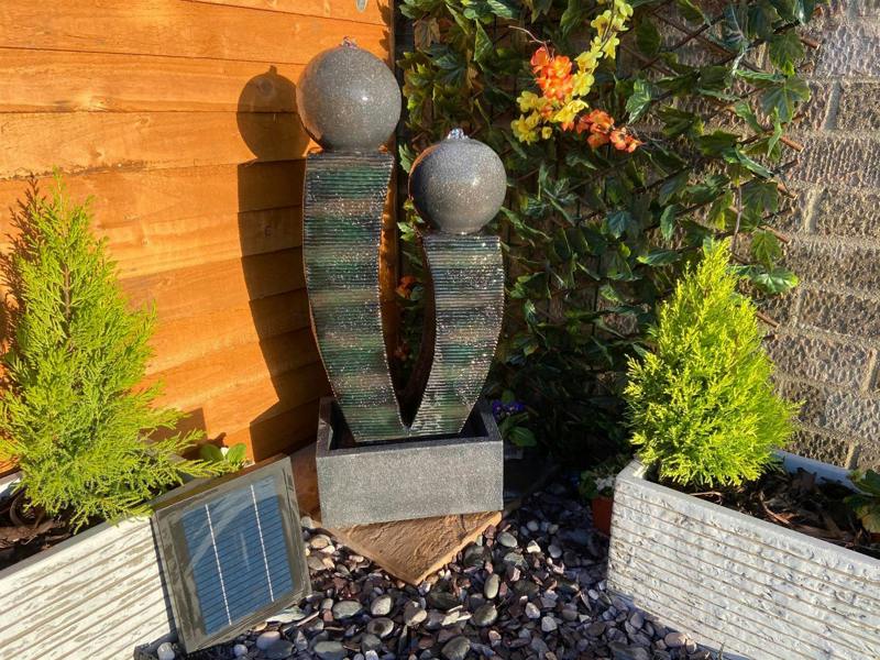 Tranquillity Water Features Compact Friendship Modern Solar Water Feature