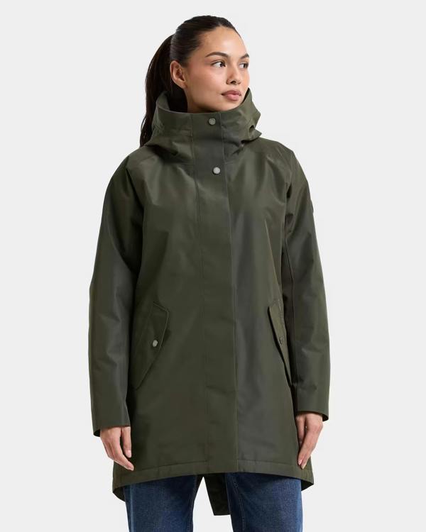 Didriksons Womens Alana Parka 2 - Deep Green 300