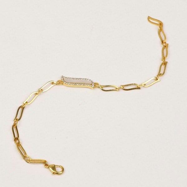 Wave Symphony Link Bracelet - Mother of Pearl - Lila Rasa