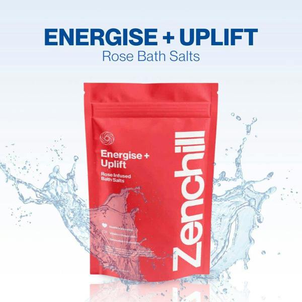 Energise + Uplift Rose Bath Salts - Zenchill