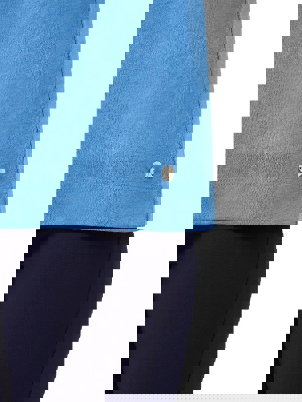 PennyPlain Front Button Cardigan - Light Ultramarine