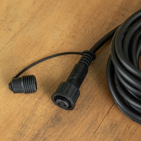 Samuel Alexander 5m Black Connectable Max Extension Cable for Christmas Lights