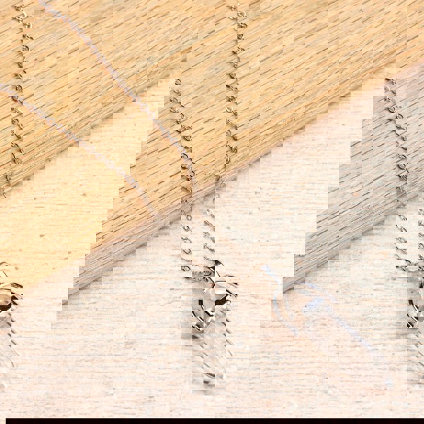 Myga Silver Plated Crystal Pendant