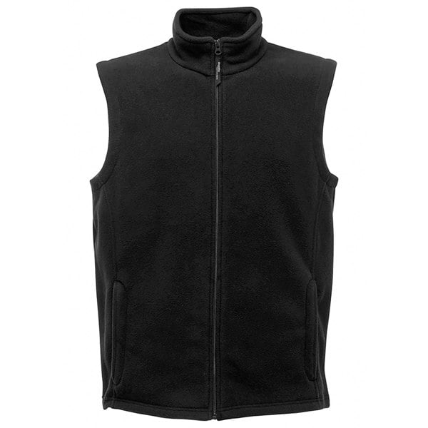 Regatta Mens 210 Microfleece Bodywarmer / Gilet - Black