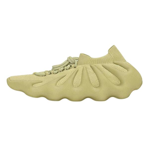 Yeezy Childrens/Kids 450 Logo Knitted Trainers - Yellow Sulphur - 