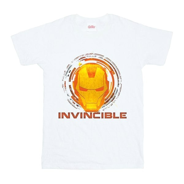 Marvel Boys Iron Man Invincible T-Shirt - White