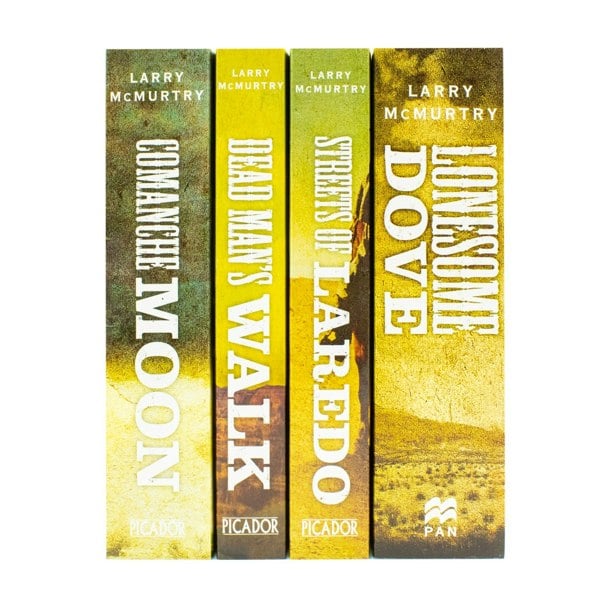 Lonesome Dove Series 4 Books Collection by Larry McMurtry (Lonesome Dove, Streets of Laredo, Dead Man's Walk and Comanche Moon)
