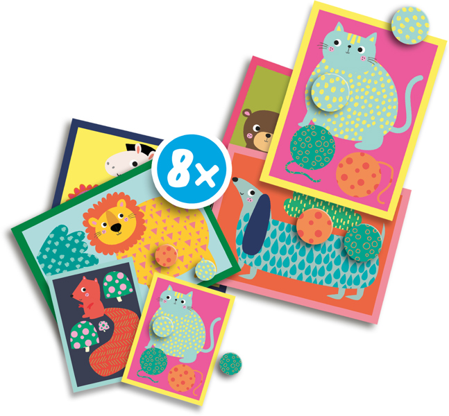 SES Creative My first - Animal print stickers