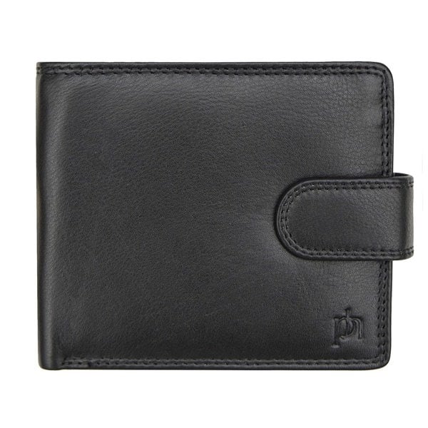 PRIMEHIDE Washington Bifold Tab Fastener Leather Wallet