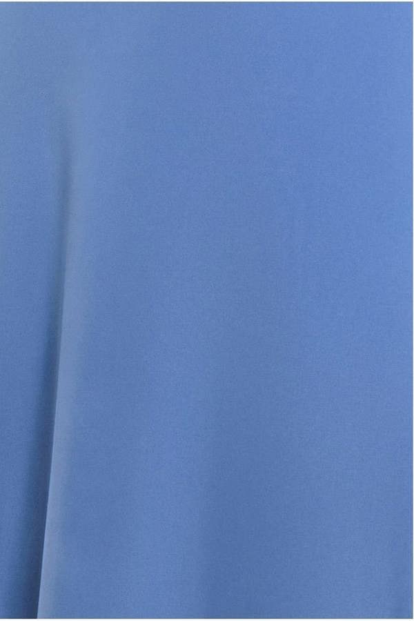 Diamante & Scalloped Lace Neck Maxi Dress - Cornflower Blue DR4120