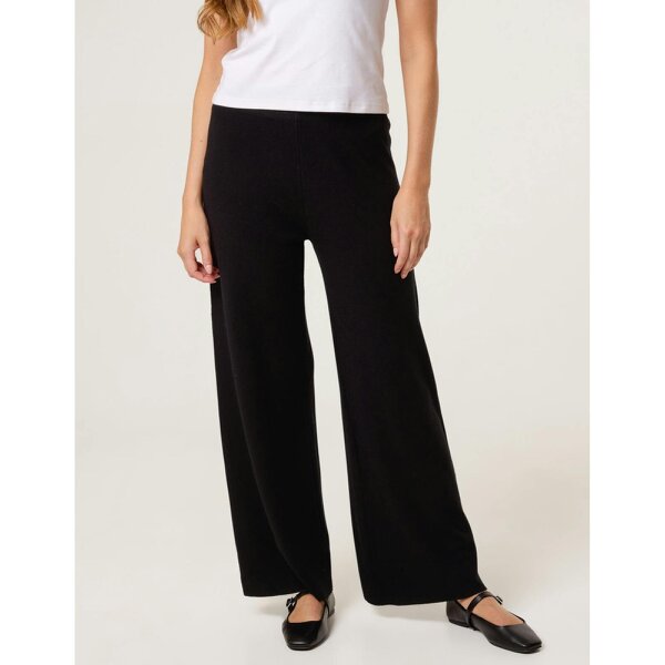 Blue Vanilla Knitted Wide Leg Trousers