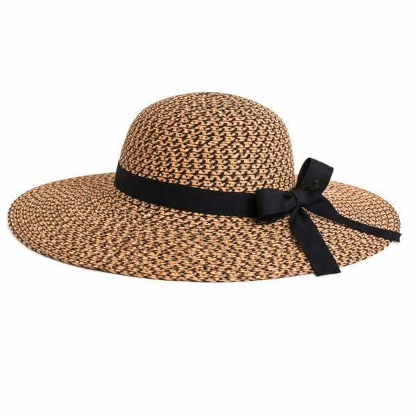Lorenz Wide Brim Straw Sun Hat with Bow