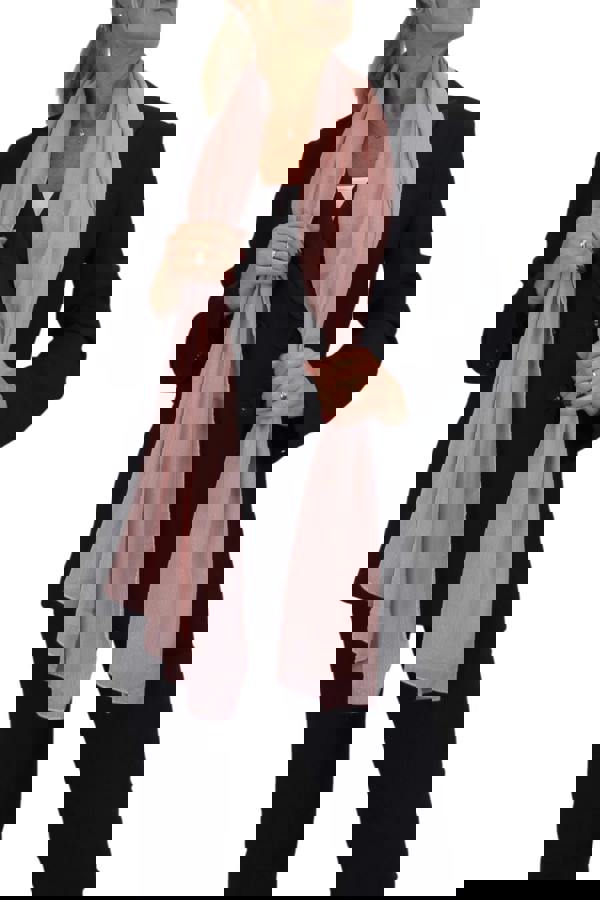 Paulo Due Silk Blend Scarf with Metallic Threads