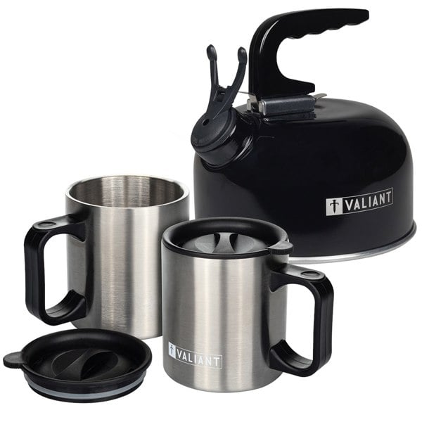 Black Kettle and Mug Set