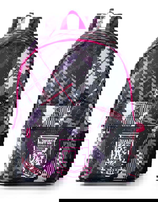 Monster High Womens Multicoloured Tartan Patchwork Backpack (One Size)