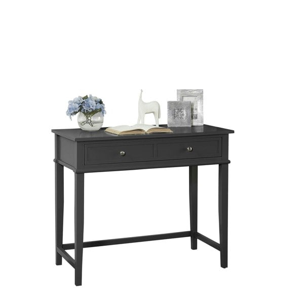 Dorel Home Franklin Writing Desk with 1 Drawer Black