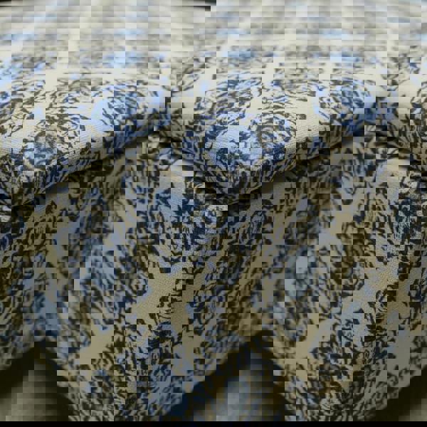 Bespoke square ottoman coffee table with lift-up storage lid