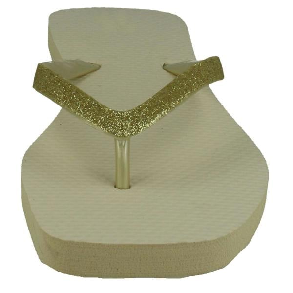 Spot On Ladies Spot On Squared Toe Flip Flops F00389