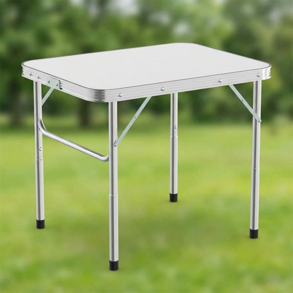 Havendro 2FT Foldable Picnic Table Portable Outdoor Camping Folding Desk White
