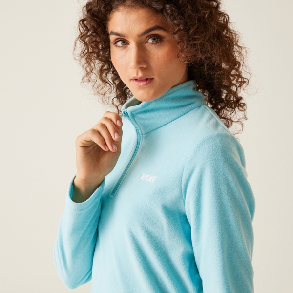 Regatta Great Outdoors Women's Sweetheart 1/4 Zip Fleece Top - Sea Haze