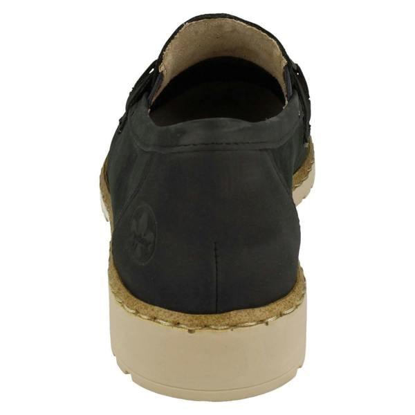 Rieker Ladies Rieker Flat Loafer Style Shoes 51860