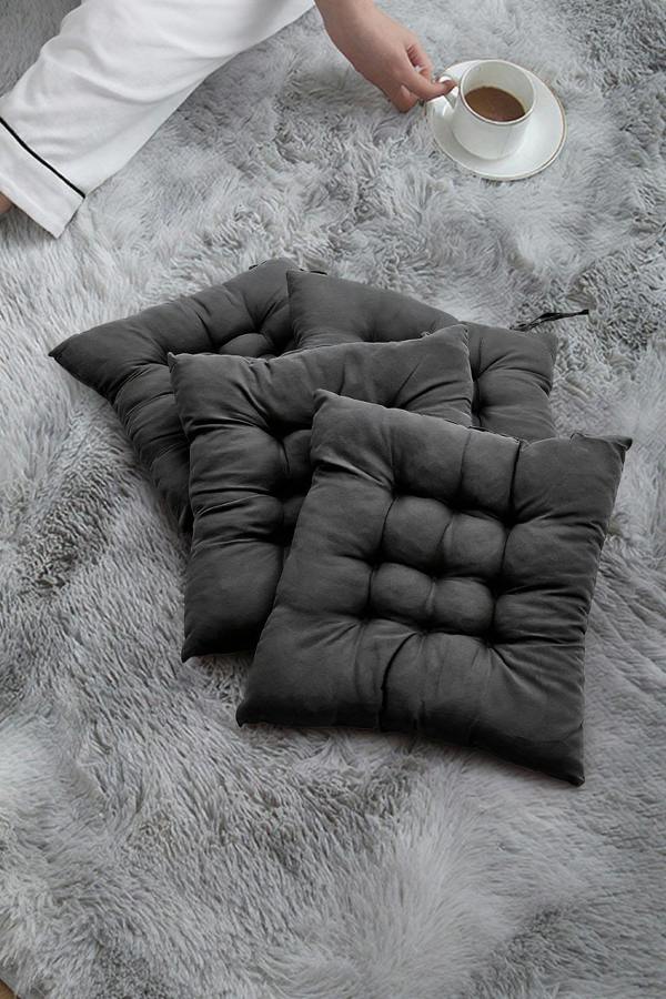 Living and Home 4Pcs Soft Thicken Tatami Seat Cushion