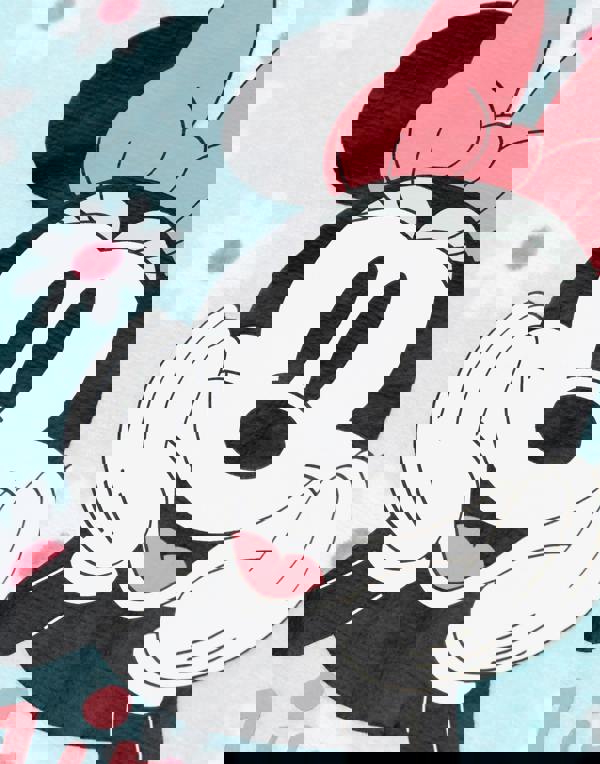 Disney Girls Blue Minnie Mouse 2 Piece Towelling Co-ord