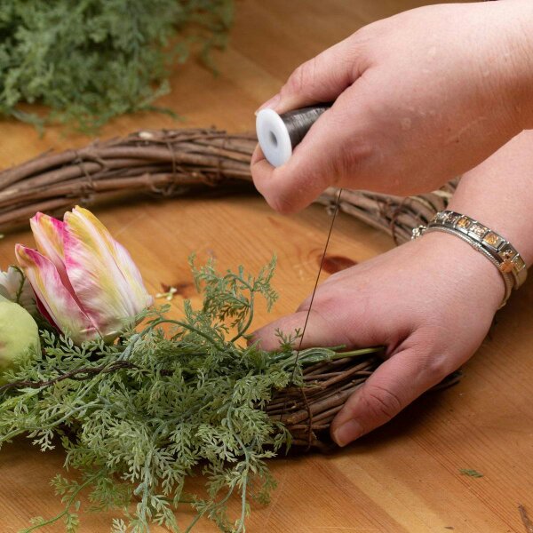 Wyld Haus Set of 3 Artificial Flowers Asparagus Fern Bunches