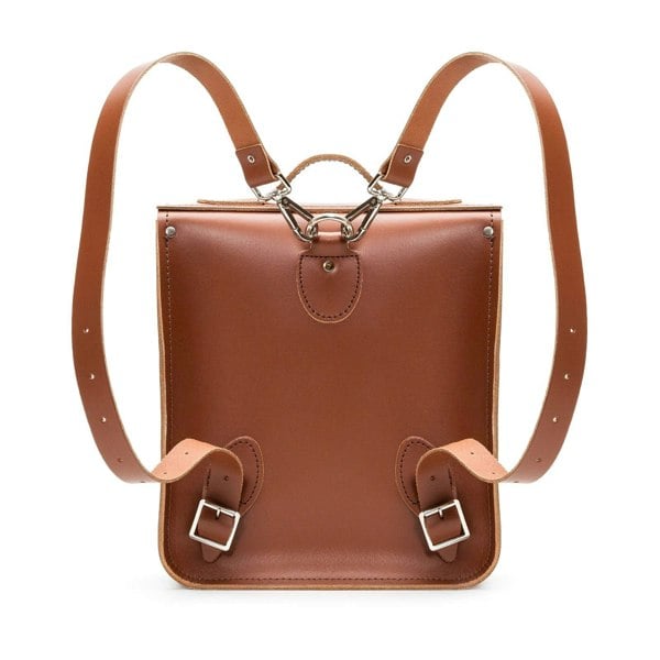 Chestnut Leather City Backpack - Backpack - Zatchels