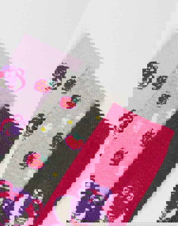 Disney Toy Story Girls Pink Lotso Calf Socks Set of 3