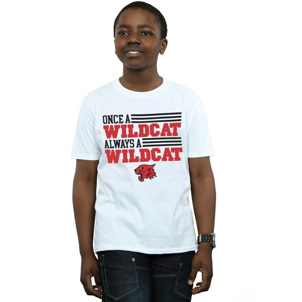 Disney Boys High School Musical The Musical Once A Wildcat T-Shirt - White