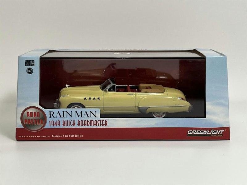 Greenlight Rain Man Charlie Babbitts 1949 Buick Roadmaster 1:43 Scale 86618