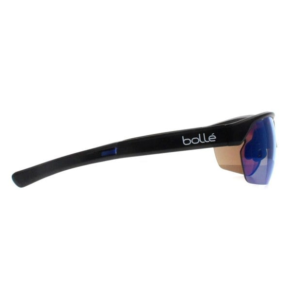 Bolle Sunglasses Victus BS065004 Black Matte Blue Volt+ Offshore Polarized