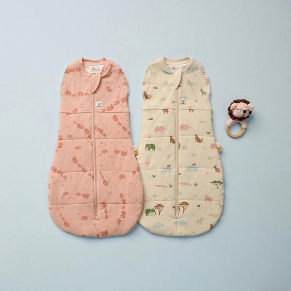 Organic Winter Cocoon Swaddle Sleeping Bag - Savannah - 2.5 TOG